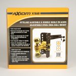 Adjustable 14K and 20K trailer hitches designed for heavy-duty towing, featuring adjustable height settings and durable steel construction for secure hauling.