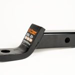 Class 3 trailer hitch ball mount with 2 inch receiver, designed for dependable towing performance and secure trailer connection.