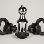 Gooseneck OEM drop-in ball kits designed for truck bed installation, providing a secure and removable towing connection for gooseneck trailers.