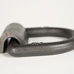 5/8 inch weld-on d-ring on a white background