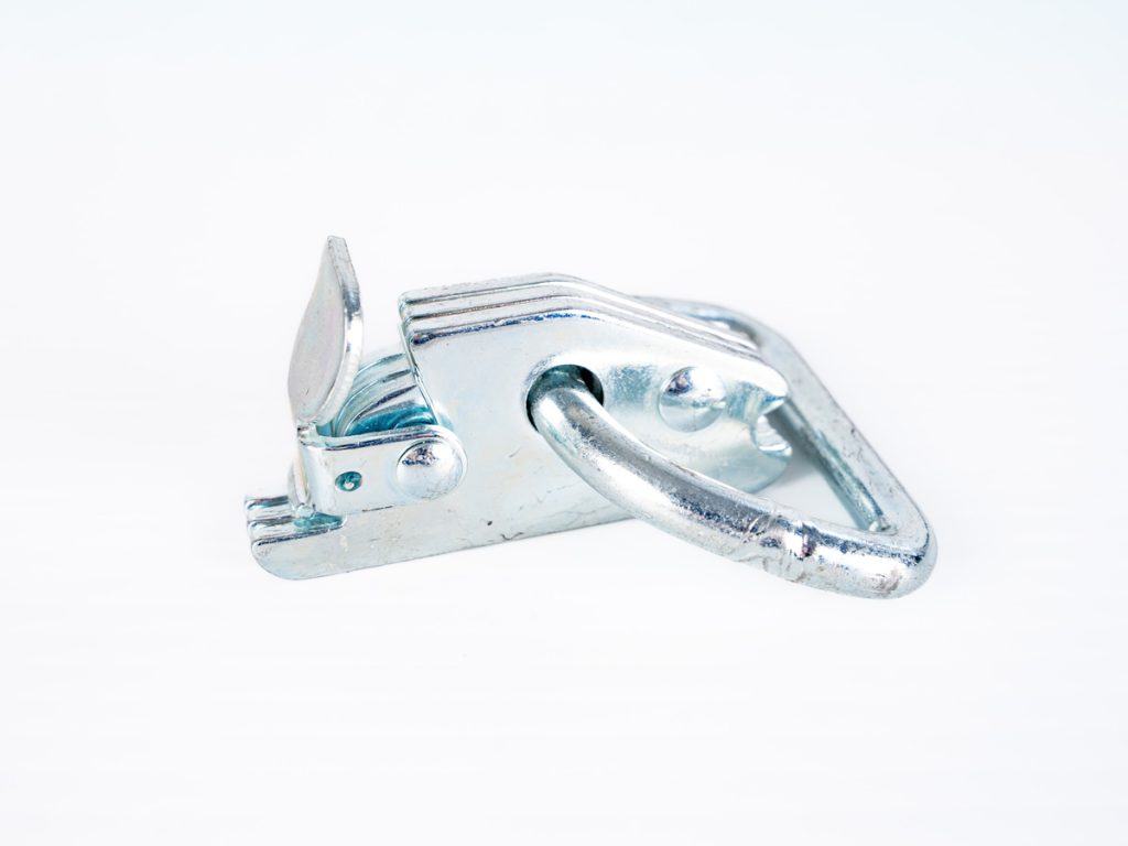 E-Track 2 Inch D-Ring on white background