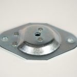 Recessed 1 7/8 inch D-Ring on white background