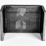 Weld-on Stake Pocket on a white background