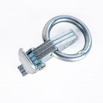 E-Track 2 Inch Round Ring on white background