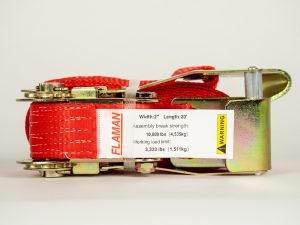 2" Ratchet Strap with Flat Hook