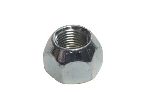 Hex wheel nut with 1/2"-20 right-hand thread, 60° cone seat, and 13/16" hex drive