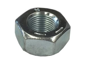 Hex wheel nut with 5/8"-18 right-hand thread, 90° cone seat, and 1-1/16" hex drive