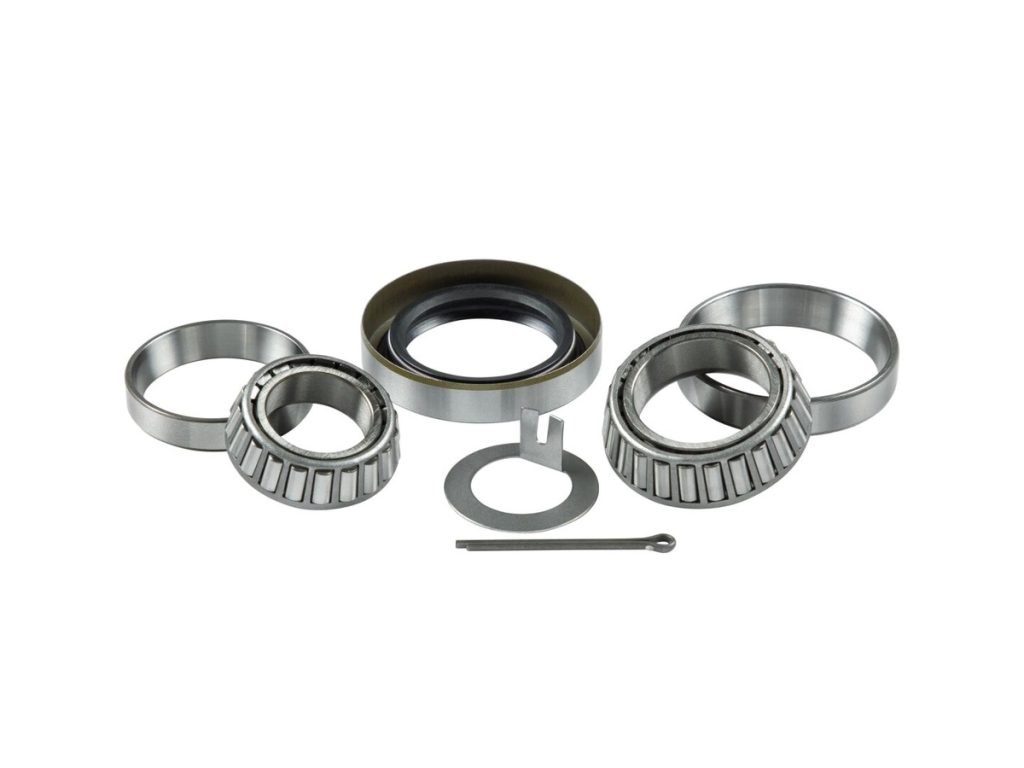 Electric trailer brake assembly 12-1/4 x 5 inch 7-bolt self-adjusting for 12K to 16K axles left or right side