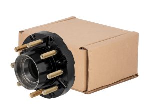 Threaded Idler Hub Assembly with Races & Wheel Studs, 10K–12K Axles