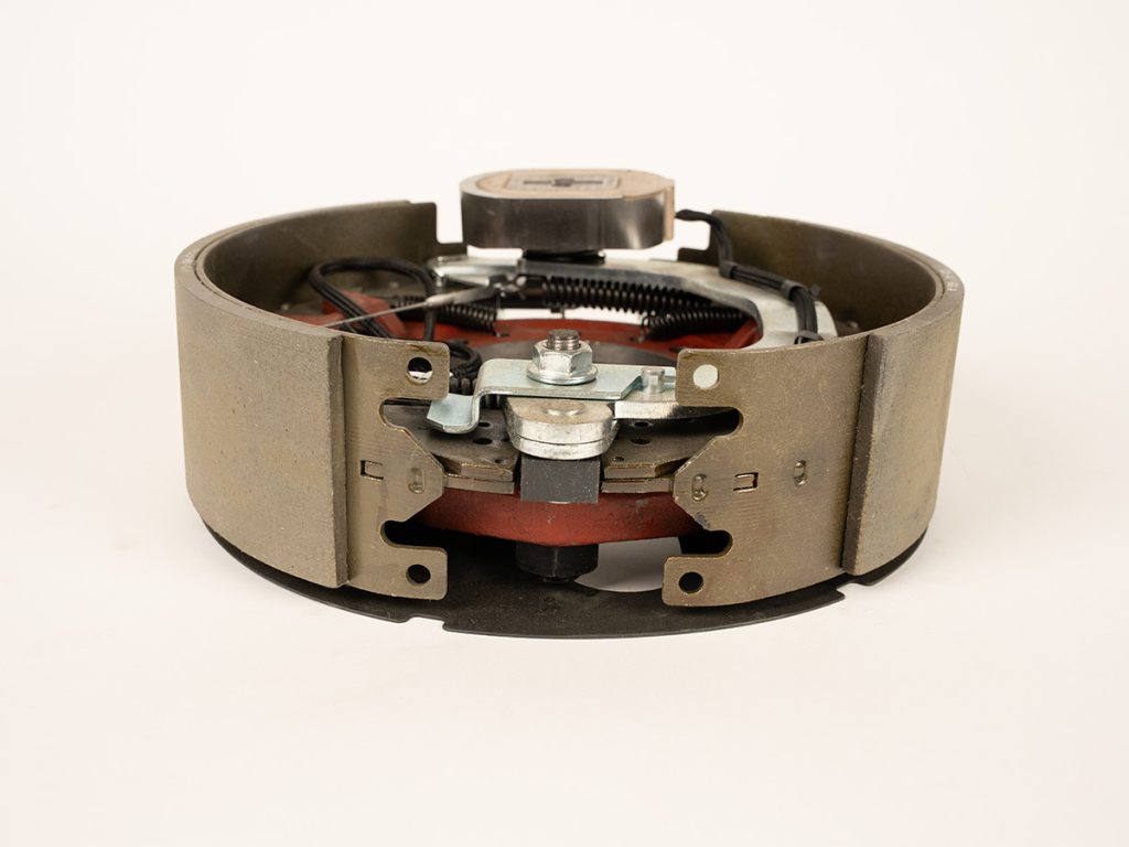Dexter brake assembly 2024028240 for trailer axle brake systems, designed to provide dependable stopping power and consistent braking performance for safe towing.