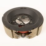 Dexter brake assembly 2024028241 for trailer axle brake systems, designed to provide reliable stopping power and consistent braking performance for safe towing applications.