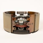 Dexter brake assembly 2024028242 for trailer axle brake systems, designed to provide reliable stopping power and consistent braking performance for safe towing applications.