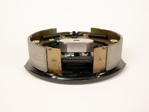 Dexter brake assembly 298274 for trailer axle brake systems, designed to deliver reliable stopping power and consistent braking performance for safe towing and hauling applications.