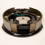 Dexter brake assembly 298274 for trailer axle brake systems, designed to deliver reliable stopping power and consistent braking performance for safe towing and hauling applications.