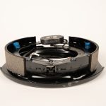 Dexter brake assembly K23-105-00 for trailer axle brake systems, designed to provide reliable stopping power and consistent braking performance for safe towing and hauling applications.