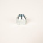 1/2 inch-20 hex wheel nut with 60 degree cone seat and right-hand thread for trailer wheels
