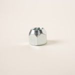 1/2 inch-20 hex wheel nut with 60 degree cone seat and right-hand thread for trailer wheels