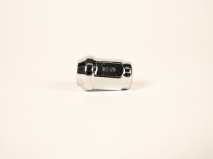 1/2-20 Chrome Acorn Wheel Nut, 60° Cone, 3/4 inch Hex