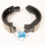 electric brake shoe kit for single wheel, fits left or right side trailer brakes