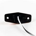 Mini Oblong 2-LED Surface Mount Marker Light. Back view showing ground wires.