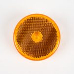 Amber (yellow) 2 1/2 inch Round Clearance Light. Also works as a clearance light on utility vehicles trucks, and trailers.