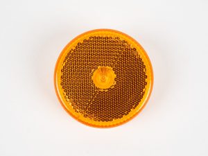 Amber (yellow) 2 1/2 inch Round Clearance Light. Also works as a clearance light on utility vehicles trucks, and trailers.