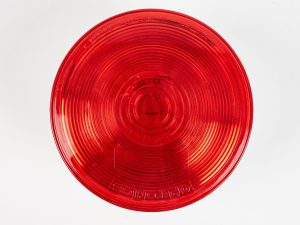 4 inch Round Stop Turn Grommet Mount Red Tail Light
