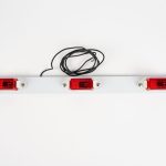 Three Red Light Identification Bar indicates your truck or trailer's dimensions & position to other motorists at night