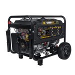 BE Power Equipment BE12500T 12500W Tri-Fuel Commercial Portable Generator with PowerEase 458cc Engine and Electric Start