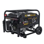 BE Power Equipment BE4800 4800W Commercial Portable Generator with PowerEase 223cc Engine and Wheel Kit