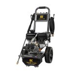 BE Power Equipment B3475PX 3400 PSI 2.4 GPM Gas Pressure Washer with PowerEase Engine and Pneumatic Tires