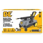 BE Power Equipment P2018EN 2000 PSI 1.6 GPM Electric Portable Pressure Washer with integrated hose wrap and spray gun handle